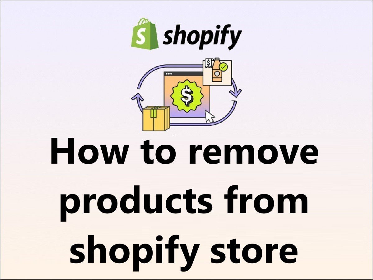 How to remove products from shopify store