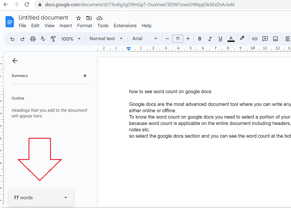 how-to-see-word-count-on-google-docs