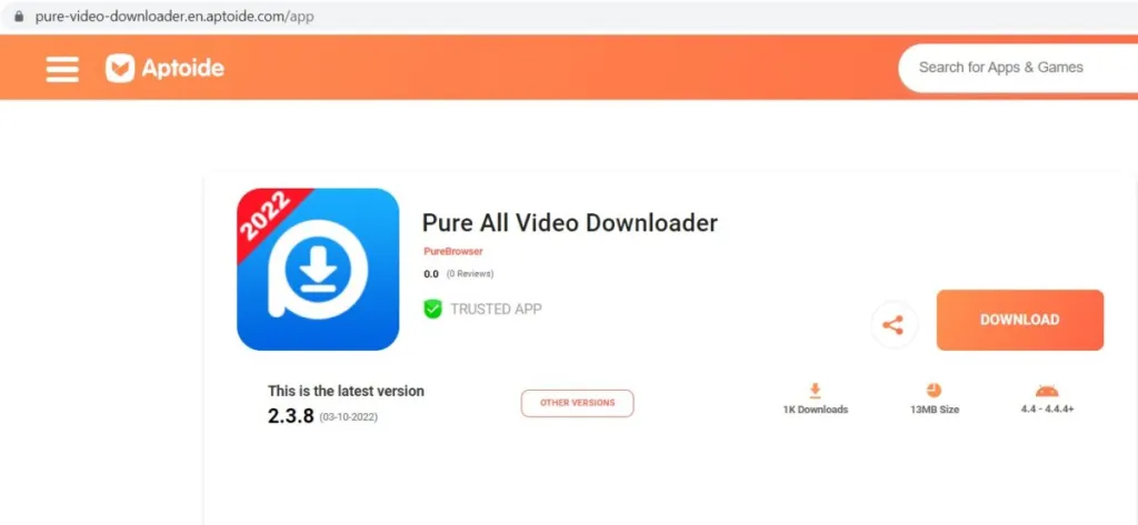 Pure-All-Video-Downloader-Best-Android-Youtube-Video-Downloader-App