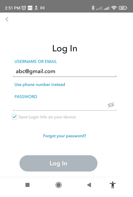 Resetting Password Via Email