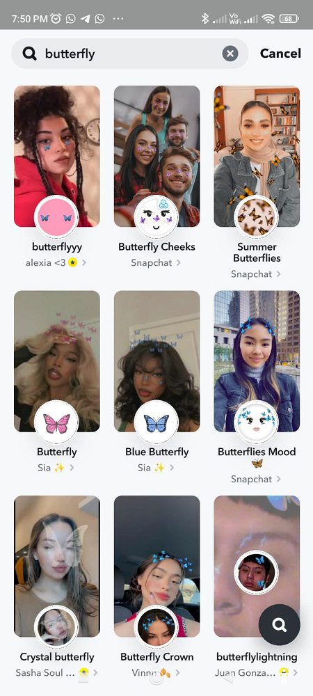 Unlock The Butterflies Lens On Snapchat
