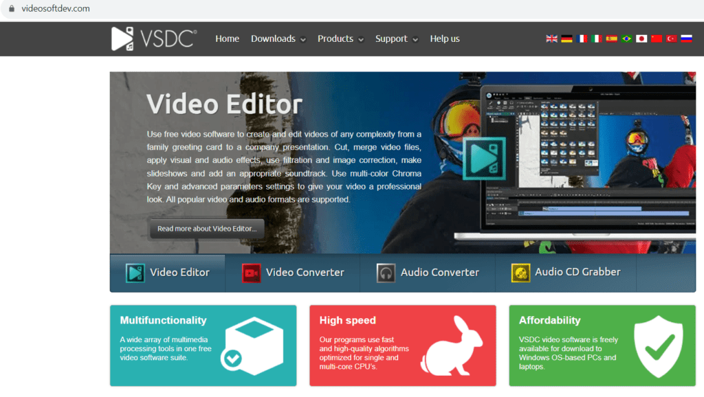 VSDC free Video Editor for PC