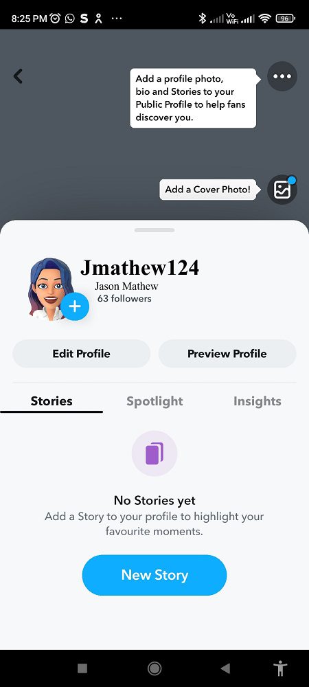 how to create a public profile on snapchat