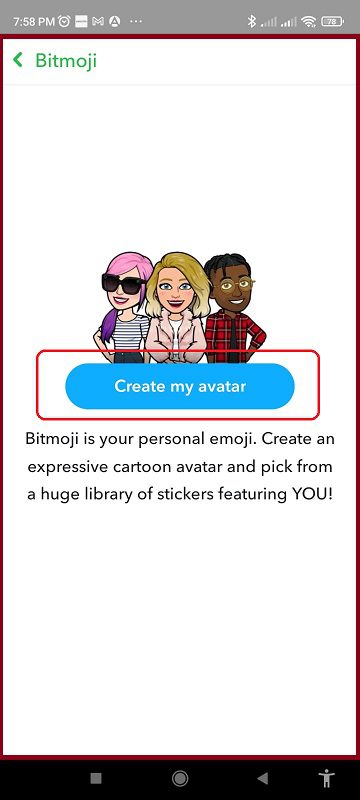 how to create new Bitmoji on Snapchat