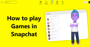 how to play games in snapchat